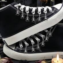 6/12 pièces Charms d'araignée avec fermoir mousqueton - Mini décoration d'araignée gothique, convient pour les bottes, les baskets et la décoration des chaussures - Multicolore - Voir 2