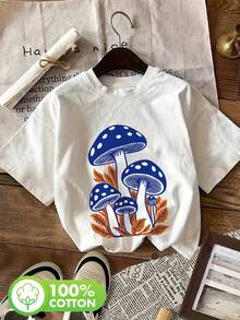 Plus Size T-Shirts - White - View 1