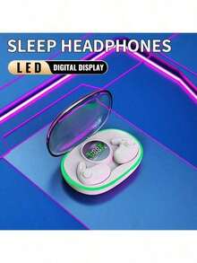 Headphone Tidur Ultra Tipis Bahan EVA, Suara Berkualitas Tinggi, Indikator Baterai LED, Kompatibel dengan iOS & Android, Nirkabel 5.4, Nyaman Dipakai dalam Waktu Lama, Pengisian Daya USB-C, Baterai Lithium, Tipe-C, EDC, Amplifier, Mikrofon Kapasitif, Kontrol Volume, Kapasitas Baterai 200mAh, Jangkauan 10m, Daya Tahan Baterai yang Lama - MultiWarna - View 15