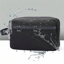 Bolsa de aseo de viaje para hombres, neceser impermeable para afeitar, plegable con compartimentos y asa, adecuado para guardar cosméticos, artículos de tocador, cepillos y herramientas, ideal para el ocio de verano, deportes al aire libre, vacaciones, regalo de graduación o accesorio de cumpleaños para adolescentes - Multicolor - Ver 11