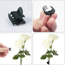 100/50/20/10/1 件套园艺植物夹，塑料温室固定夹，兰花绑带，攀援植物和花卉支架 - 固定夾 - 查看 4