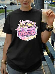 Women T-Shirts - Black - View 1