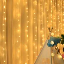 LED Classic Style Curtain Lights, USB Powered With Remote Control (Batteries Not Included), Multiple Lighting Modes, Suitable For Christmas, Halloween, Thanksgiving, New Year, Parties, Weddings, Gatherings, Backdrops - USB Curtain Light String - View 11
