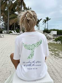 Women T-Shirts - [White] - View 3