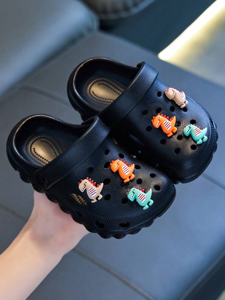 2026 Spring/Summer New Kids Hollow Sandals, Simple Casual Versatile Breathable Slip-On Shoes For Indoor/Outdoor/Beach, Toddler/Little/Big Kids - Multicolor - View 1