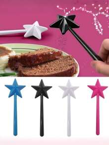 1 pieza Salero y pimentero con forma de varita mágica - Dispensador de condimentos recargable y de fácil vertido - Opción perfecta para la decoración de la cocina y el restaurante - Multicolor - Ver 6