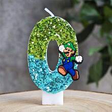 動漫數位蠟燭蛋糕裝飾，創意遊戲卡通生日派對蛋糕甜點裝飾，派對裝飾 DIY 蛋糕裝飾，萬聖節、聖誕節及其他家庭聚會活動甜點裝飾 - A - 查看 14