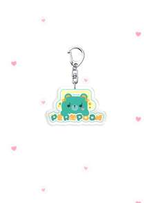 1/7pcs GMMTV Animal Shaped Acrylic Keychain, Bag Charm, Fans Merch Goods, Suitable As Character Keyring, Cute Keychain For Bags, Car Key Collection, Party Gift - Multicolor - View 11