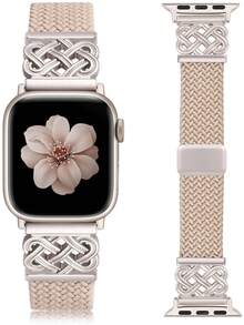 编织磁吸表带，兼容 表带 38/40/41/42/44/45/46/49mm，男女通用；凯尔特金属弹力表带，时尚百搭，兼容 Series 11/10/9/8/7/6/5/4/SE/Ultra/3/2/1 - 編織 - 查看 10