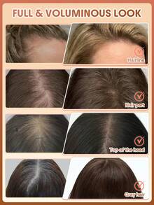 SHEGLAM HAIR 豐盈增髮纖維 - 灰棕色，適用於稀疏頭髮的增髮纖維，噴霧式增發纖維，隱形持久，男女皆宜，即刻遮蓋稀疏頭髮 - Ash Brown - 查看 3