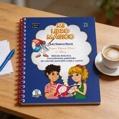 Mi Libro Magico Primaria Lecto Escritura / Clásico método de alfabetización que utiliza asociación de imágenes, sílabas y ejercicios progresivos para enseñar a leer y escribir en español.