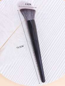 1支斜角多功能化妆刷，腮红刷、修容刷，适合面部轮廓，新手友好，化妆工具，便携式 - 彩色 - 查看 7