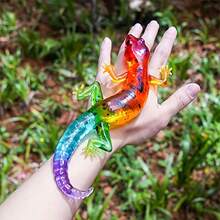 Bộ 4 khuôn silicon 3D hình động vật bằng nhựa | Thằn lằn, Ếch, Ốc sên, Cáo chín đuôi dùng để làm đồ thủ công bằng nhựa, nến, trang sức. - Bộ 4 khuôn đúc tượng ếch, thằn lằn, ốc sên, cáo chín đuôi. - Xem 5