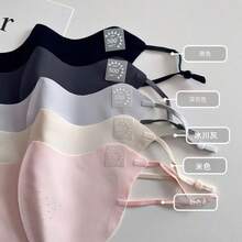 UV Protection Face Mask For Cycling Running Outdoor Sports Breathable Ice Silk Sun Shield For Women And Men Lightweight Summer Spring Sunscreen Face Cover UPF 50+ Quick Dry Anti UV Facial Covering - 無痕透氣孔口罩[深灰]1個 - 查看 2