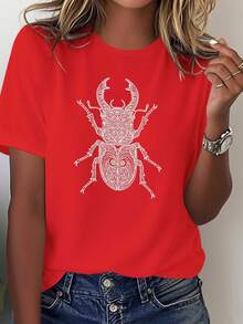 Women T-Shirts - Black - View 9