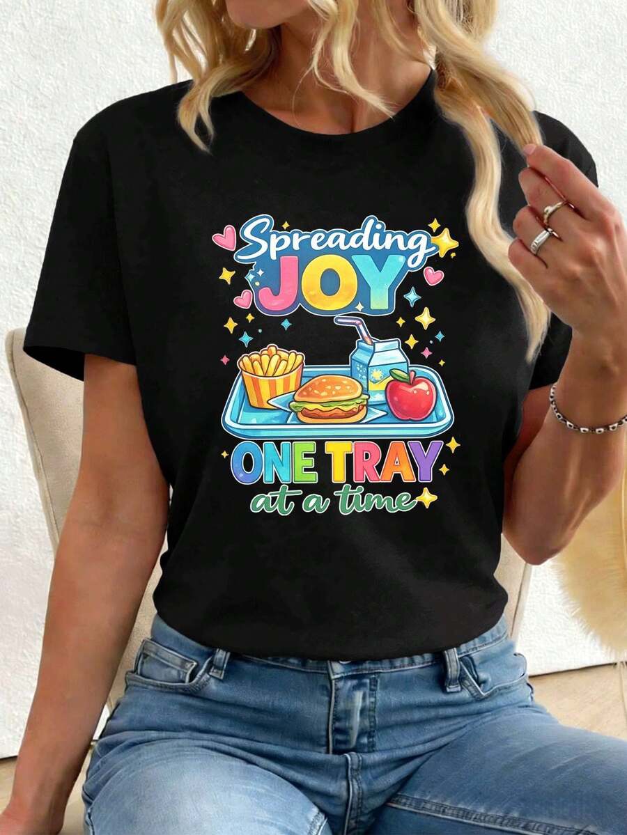 Women T-Shirts - Black - View 1