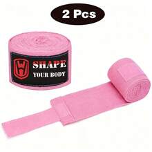 Set de 2 vendas para manos de boxeo, vendas elásticas para manos de boxeo de 120 pulgadas/3.05m, aptas para boxeo, entrenamiento de Muay Thai - Multicolor - Ver 5