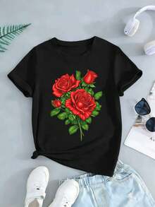 Women T-Shirts - Black - View 2