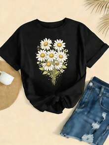 Women T-Shirts - Black - View 2