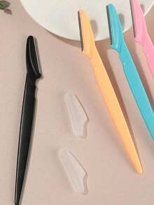 Women's Eyebrow/Face/Body Trimmer, With Cover Shaver, Makeup Tool Kit, Depilation Device, Facial Hair Trimmer, Haircutting Scissors, Hairdressing Supplies, Hairstyling Tools, Storage Bag, Organizer Box, Storage Container, Hair Accessory - Multicolor - View 10