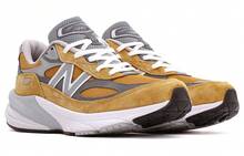 New Balance 990 V6 Wheat Silver Brown, Gray And White, D Width - Brownish-grayish-white D Width - View 3