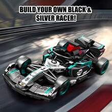 Speed ​​Champions F1 Racing Race Car Toy, Racing Car Building Blocks Set, F1 Model Racing Car Set For Display Or Play, Collectible Assembly Vehicle Toy For Adults, Toy Car For Birthdays And F1 Fans, 300+ PCS - Multicolor - View 5