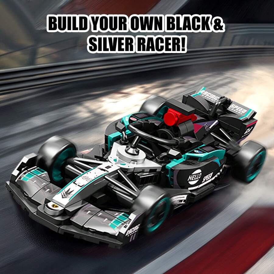 Speed ​​Champions F1 Racing Race Car Toy, Racing Car Building Blocks Set, F1 Model Racing Car Set For Display Or Play, Collectible Assembly Vehicle Toy For Adults, Toy Car For Birthdays And F1 Fans, 300+ PCS