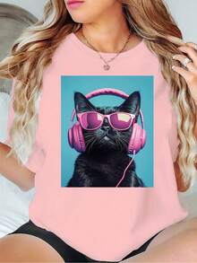 Women T-Shirts - Black - View 9