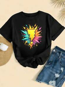 Women T-Shirts - Black - View 2