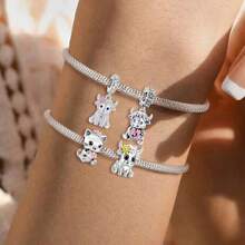1pc Lucky Yak Pendant Suitable For Women Bracelet DIY Jewelry Making And Daily Matching - Beaded 2 - View 2
