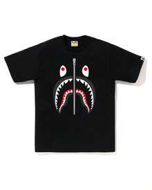 BAPE Men's Shark Mouth Graphic Tee – Black - Black - View 2