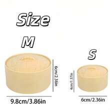 1/2 món đồ chơi bóp mềm hình bánh bao hấp thực tế, đồ chơi giảm căng thẳng có độ đàn hồi chậm, quà tặng hài hước cho người lớn. - Màu be - Xem 8