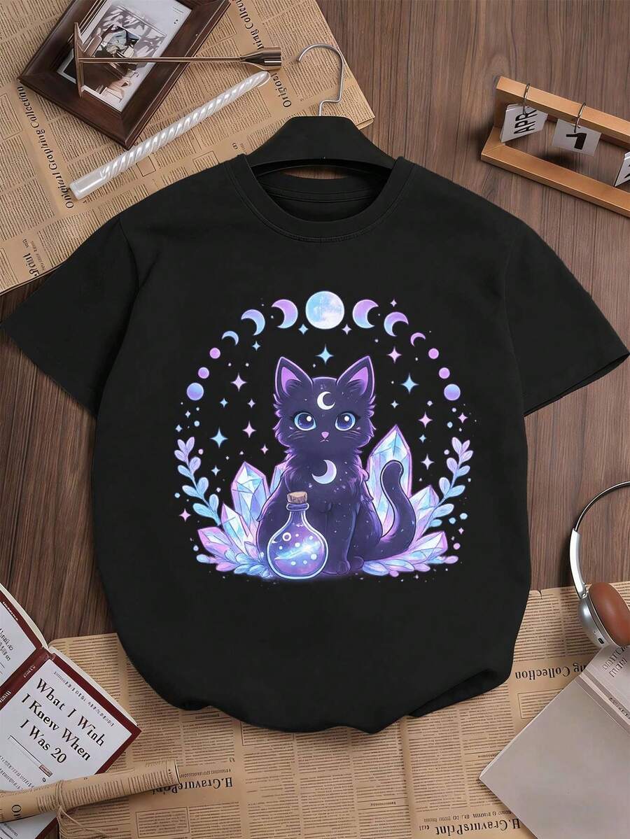 Women T-Shirts - Black - View 1