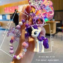 1pc My Little Ponys Beaded Keychain, Includes Adorable Twilight Sparkle And Rainbow Dash Bag Charms. Colorful My Little Ponys Themed Decorative Gift, Can Be Worn On Wrist Or Attached To Phone. Exquisite Gift For Holidays Or Parties, Suitable For Family And Friends.-Aesthetic Keychains,Cute Keychain,Car Key Accessories,Plush Keychain,Initial Keychain,Keychain For Girls,Keychain Aesthetic,Trendys Keychains,Keychain Holder,Kawaii Keychain - Nhiều màu - Xem 4