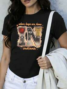 Women T-Shirts - Black - View 1