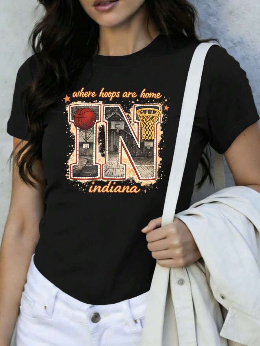 Women T-Shirts - Black - View 1