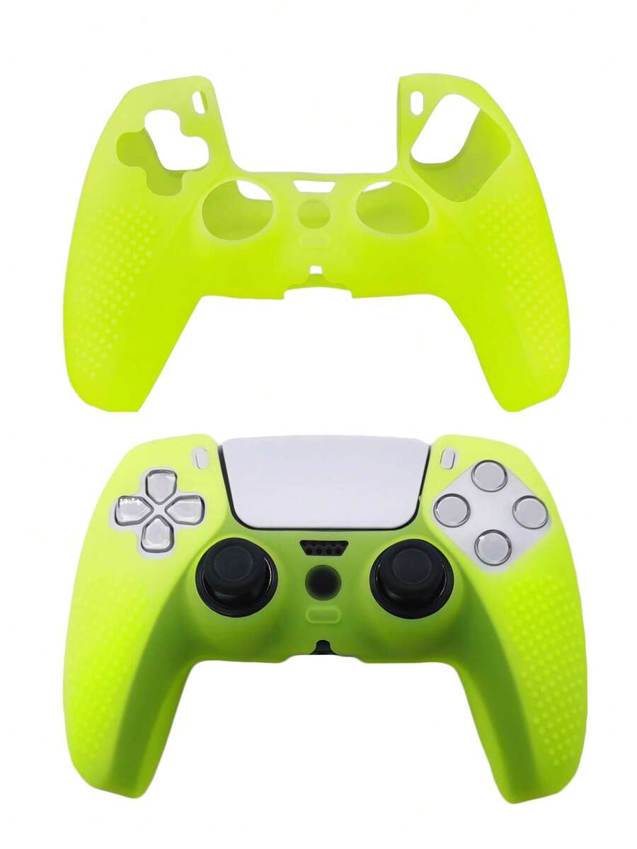 1 chiếc ốp bảo vệ tay cầm PlayStation 5, chống trượt, chống trầy xước, chống mồ hôi, tăng cường độ bám và trải nghiệm chơi game. - Xem 1