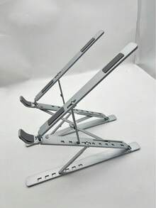 Nuevo soporte para computadora portátil N8, soporte portátil de aluminio para ordenador de escritorio, soporte suspendido de doble capa, apoyo resistente para la computadora - Multicolor - Ver 9