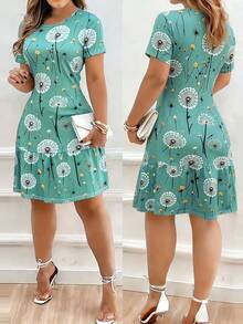 New Fashionable Digital Printed Milk Silk Fabric, Cool Summer Material Elegant - Blue - View 2