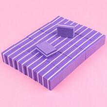 50pcs Mini Foam Nail Files Square Polishing Blocks Nail Shaping Manicure Tools, Assorted Colors - Multicolor - View 10