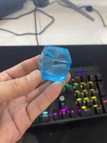 Mini Ice Cube Squeeze Toy, A Handheld Desktop Toy To Relieve Anxiety, Suitable As Desktop Decor, Classroom Prize, Party Favor And Holiday Gift - Multicolor - View 10