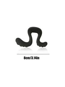 2pcs Black Matte Asymmetrical Geometric Hair Claw Clips, Minimalist Elegant Design, Help Support Ponytail For More Volume, Matte Black Tone Easy To Match, Suitable For Daily Commute - Multicolor - View 10