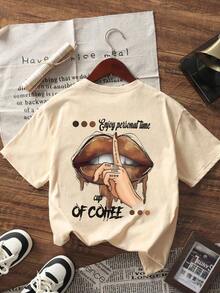 Women T-Shirts - Apricot 2 - View 2