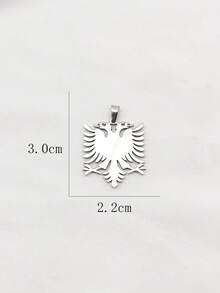 1/3 chiếc mặt dây chuyền hình đại bàng hai đầu Albania, phụ kiện đeo hàng ngày dành cho cả nam và nữ. - Nhiều màu - Xem 6