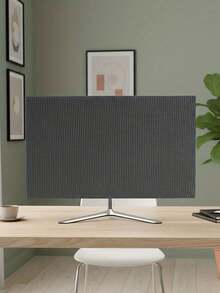 1pc 24-76.2cm Desktop Computer Monitor Dust Cover, Easy To Install Solid Color Screen Protector, Designed To Protect Desktop Screens From Dust, Suitable For Desktop Computer Monitors, Keyboard Covers, Minimalist Screen Protector - Multicolor - View 9