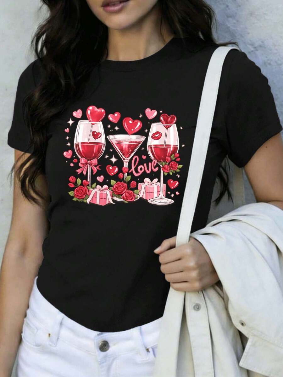 Women T-Shirts - Black - View 1