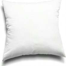 Premium White Polyester Down Alternative Cushion Inserts – Machine Washable Lightweight Pillow Inserts Available In 1/2/4/6/8 Packs, Multiple Sizes 12*20in 18in 20in 22in For Sofa Couch Pillowcase Filling - 1PC - 查看 1