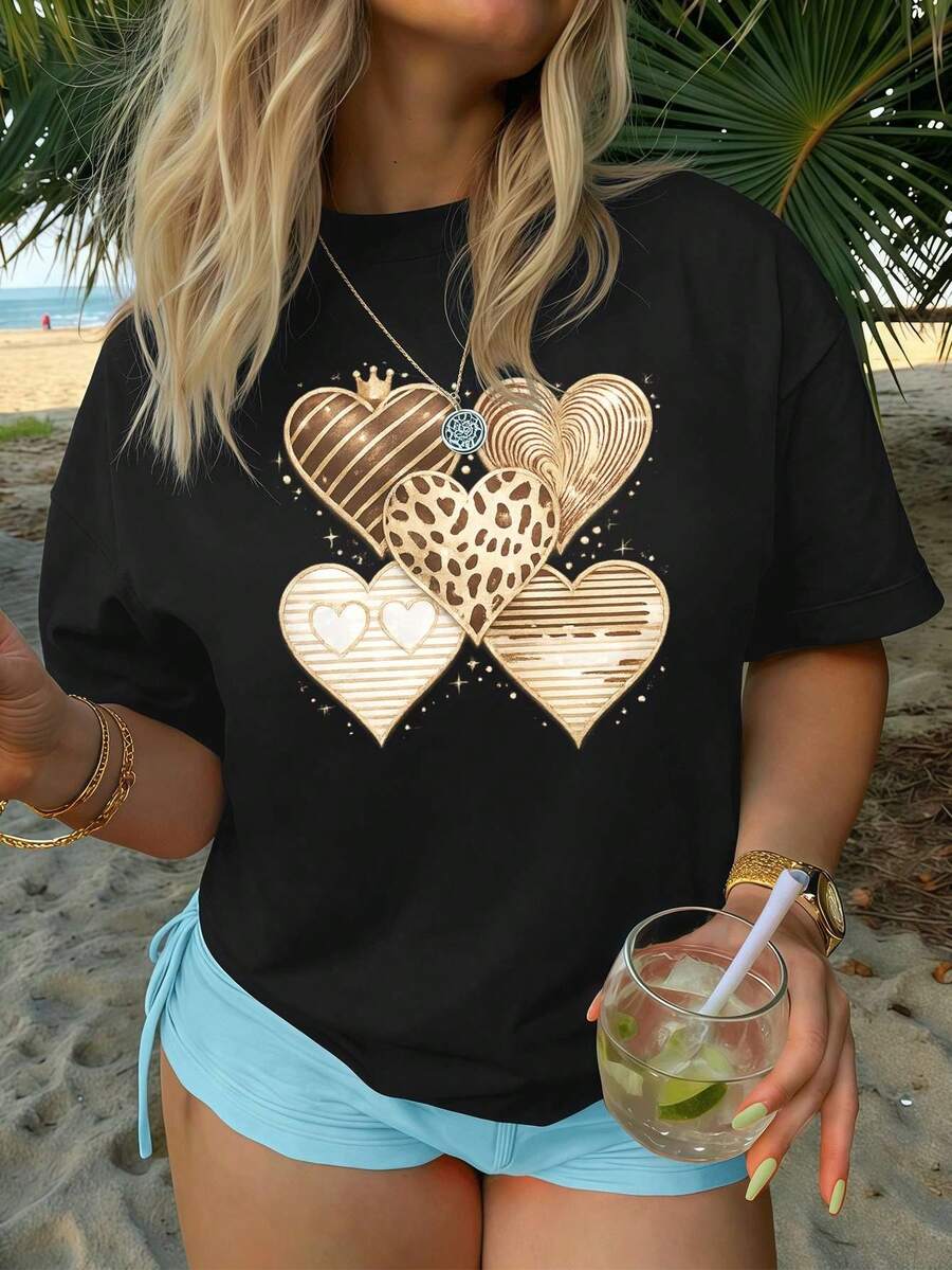 Women T-Shirts - Black - View 1