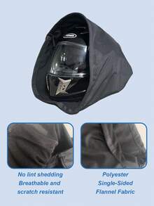 Soft Fleece-Lined Drawstring Motorcycle Helmet Storage Bag, Suitable For Full-Face And Half-Face Helmets, Dust-Proof And Scratch-Resistant, Applicable To Scooters, E-Bikes And Bicycles, Lightweight Travel Organizer Bag - Storage Bag - View 7