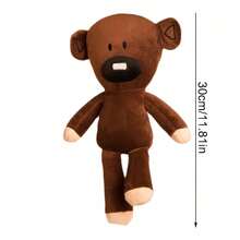 BLUESLEMON Boneka Beruang Teddy Cokelat Lucu 30cm, Boneka Hewan Berisi Serat Poliester Lembut, Sempurna untuk Hadiah Ulang Tahun, Natal, dan Dekorasi Rumah - MultiWarna - View 2